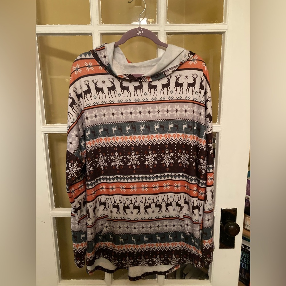 Winter Print Hoodie